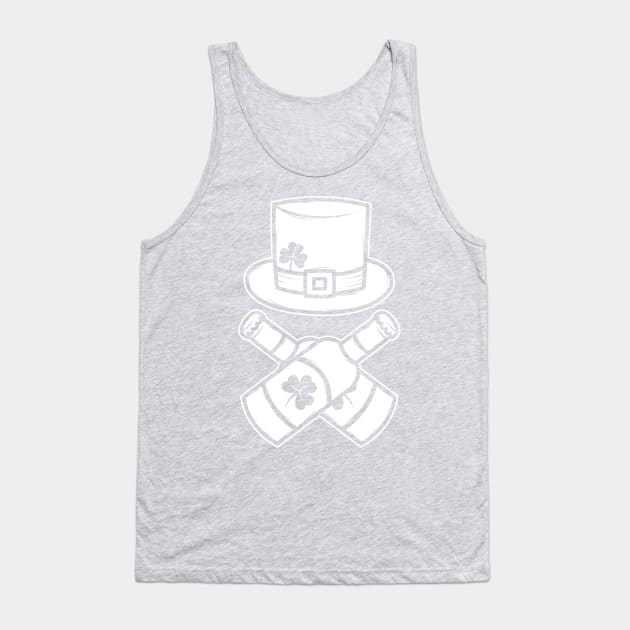 St. Patty's Crossbones Tank Top by krisren28